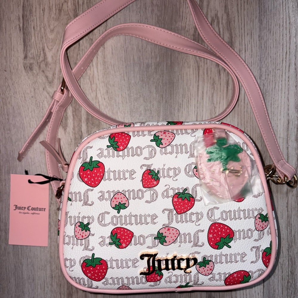 Juicy Couture Freshly Picked Strawberry camera bag